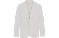 SAINT LAURENT SS24 Business Suit Coat Men's Chalk