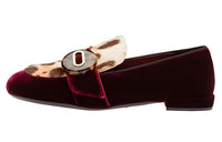 PRADA Casual Single Shoes Women's Burgundy