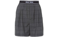 MIU MIU SS22 Casual Shorts Women's Slate Gray