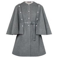 LOUIS VUITTON Double Face Cape Sleeve Coat