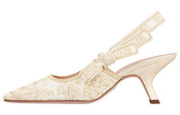 DIOR J'Adior Irregular Heel High Heels 6.5cm Women's White