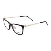 SAINT LAURENT Acetate Square Eyeglass Frames Men's Black