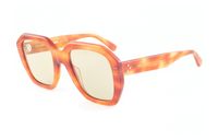 CELINE Acetate Square Sunglasses Women's Orange