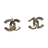CHANEL Stud Earrings Women's Gold