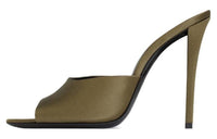 SAINT LAURENT Goldie Open Toe Stiletto Mules Women's