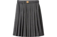 MIU MIU Casual Long Skirts Women's Gray