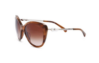 CHANEL 2000s Faux pearl Detailing Gradient Sunglasses