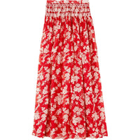 Loro Piana SS24 Casual Long Skirts Women's Pogo Red