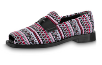 LOUIS VUITTON Connelly Flat Casual Shoes Women's White Red