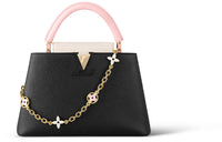 LOUIS VUITTON Taurillon Leather Shoulder Bag, Crossbody Bag, Handbag Medium Size Women's Black