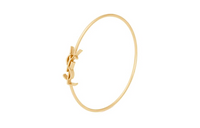 SAINT LAURENT 18K Gold Bangles Women's Gold