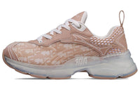 DIOR Vibe Monogram Low-Top Casual Shoes Women's Nude Pink