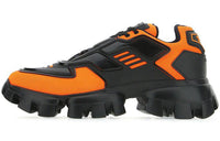 PRADA Low-Top Casual Shoes Men's Black Orange