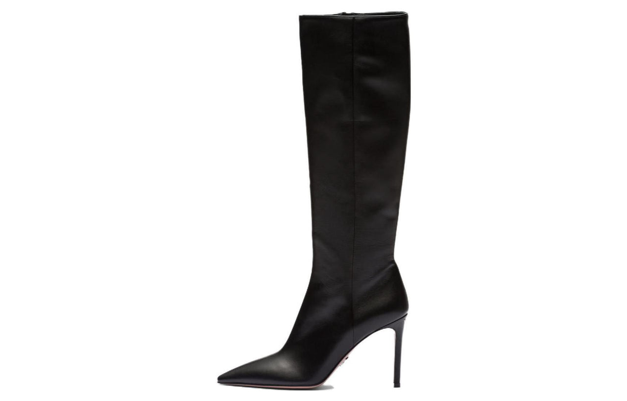 PRADA 95mm Knee-high Nappa Leather Boots