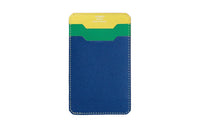 HERMES City 3CC Evercolor Calfskin Card Holder Men's Blue