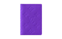 LOUIS VUITTON Pocket Organizer Taurillon Colormania Dark Violet