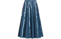 DIOR SS21 Denim Long Skirts Women's Blue