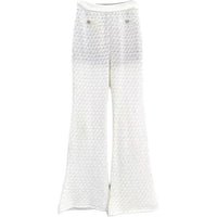 CHANEL Casual Pants Women's White