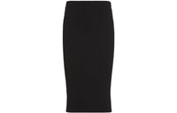 PRADA Knit Long Skirts Women's Black