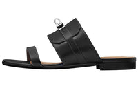 HERMES Avenue Slide Slippers Women's Black