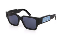 DIOR Acetate Irregular Shape Sunglasses Men's Blue