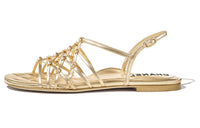 CHANEL Strap Sandals Women's Gold
