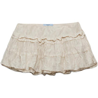 PRADA Crinkled Ruffled Miniskirt