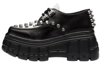 MIU MIU Mid-Top Platform Shoes Women's Black