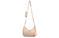 PRADA Leather Crossbody Bag Shoulder Bag Women's Pink