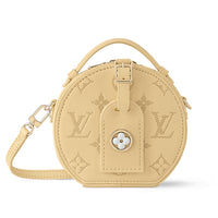 LOUIS VUITTON Cow Leather Handbag Shoulder Bag Crossbody Bag Mini Women's Khaki