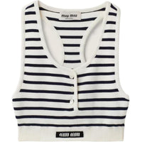 MIU MIU Tank Tops Women's White