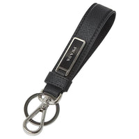 PRADA Leather Keychains Women's Black