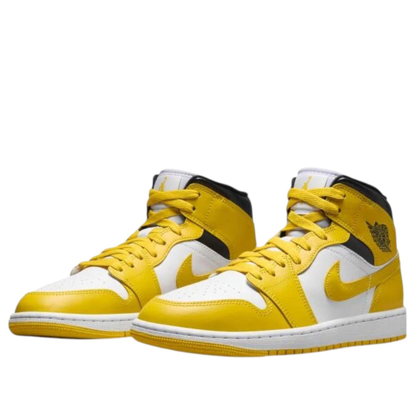 (WMNS) Air Jordan 1 Mid 'Vivid Sulfur ' BQ6472-170