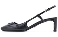 PRADA Slim Heel Casual Single Shoes Women's Black