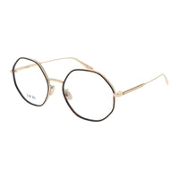 DIOR Metal Irregular Shape Eyeglass Frames Unisex Black