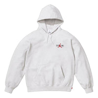 Supreme x Air Jordan Hooded Sweatshirt 'Ash Grey' FW24SW1-ASH-GREY