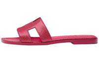 HERMES Slide Slippers Women's Red