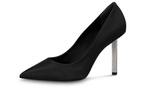 LOUIS VUITTON Slim Heel High Heels 10cm Women's Black