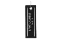 SAINT LAURENT Woven-logo Tag Keyring