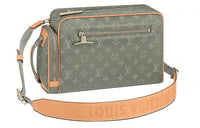 LOUIS VUITTON Canvas Camera Bags Crossbody Bags Regular Men's Gray
