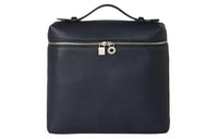 Loro Piana ExtraPocket Leather Tofu Bag Backpack Regular Women's Blue