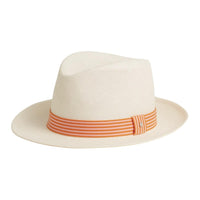 HERMES Straw Top Hats Men's Orange/Brown