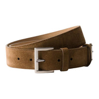 PRADA Enamel logo Suede Belt