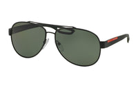 PRADA Metal Aviator Sunglasses Women's Black