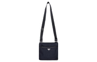 PRADA Nylon Shoulder Bag Crossbody Bag Men's Marine Blue