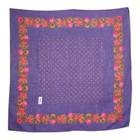 SAINT LAURENT Pre Owned 1970s Printed Cotton Scarf