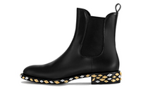 LOUIS VUITTON BROADWAY Short Chelsea Boots 2cm Women's Black