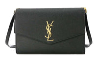 SAINT LAURENT Calfskin Shoulder Bag Regular Women's Black