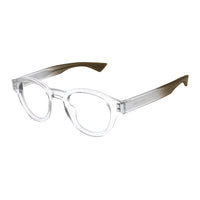 SAINT LAURENT Plastic Round Eyeglass Frames Unisex Transparent