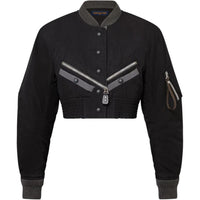 LOUIS VUITTON Cropped Utility Bomber Jacket